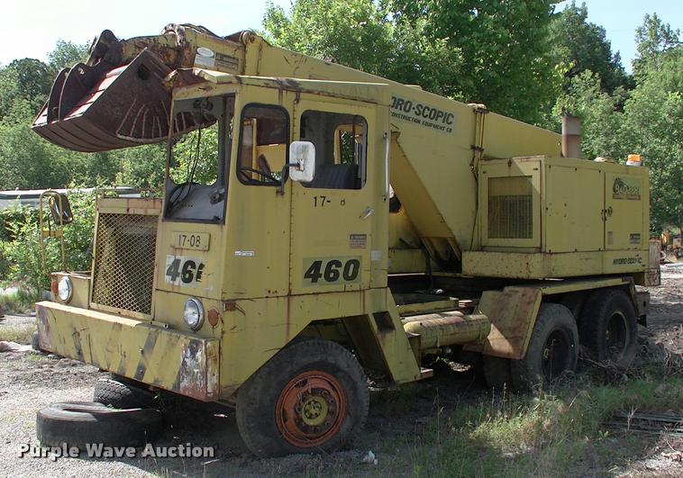 1980 Badger 460 Hydro-Scopic rubber tire excavator - DP9264