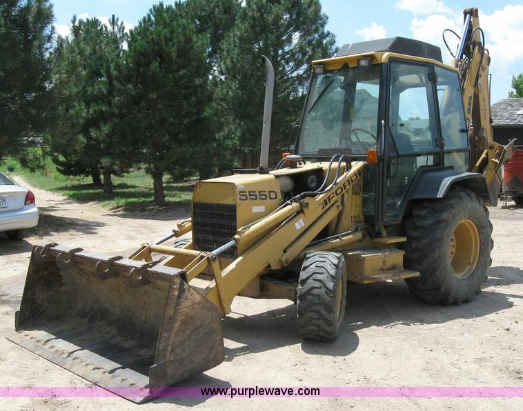 1992 Ford 555D loader backhoe - 4289