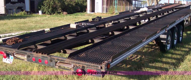 1992 Dresden Custom Trailer 48' ramped car trailer - 1602