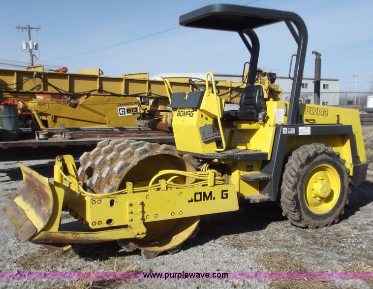 Bomag BW142 sheeps foot vibratory roller - B6167