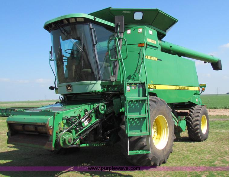 1999 John Deere 9610 RWA combine - N9013