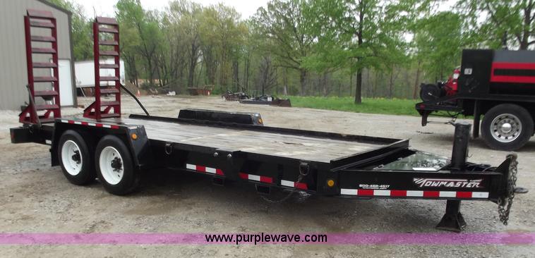 2011 Towmaster T160 equipment trailer - D3877