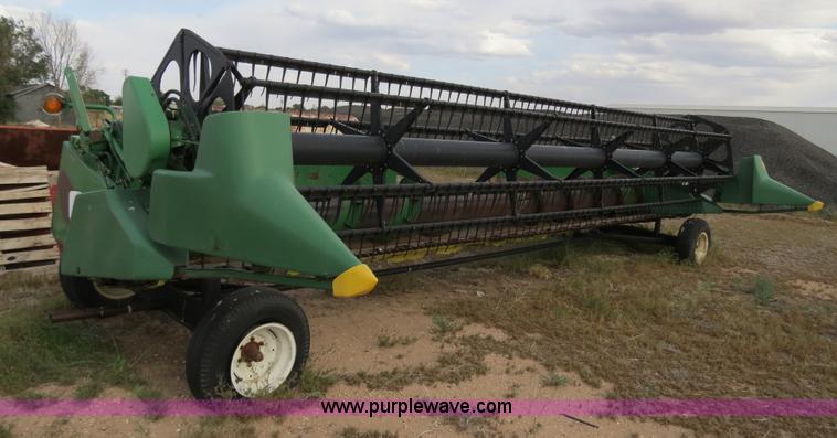 1998 John Deere 925 25' flex platform head - B2333