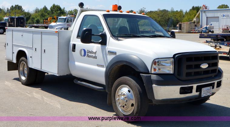 2006 Ford F550 XL Super Duty service truck - A4947