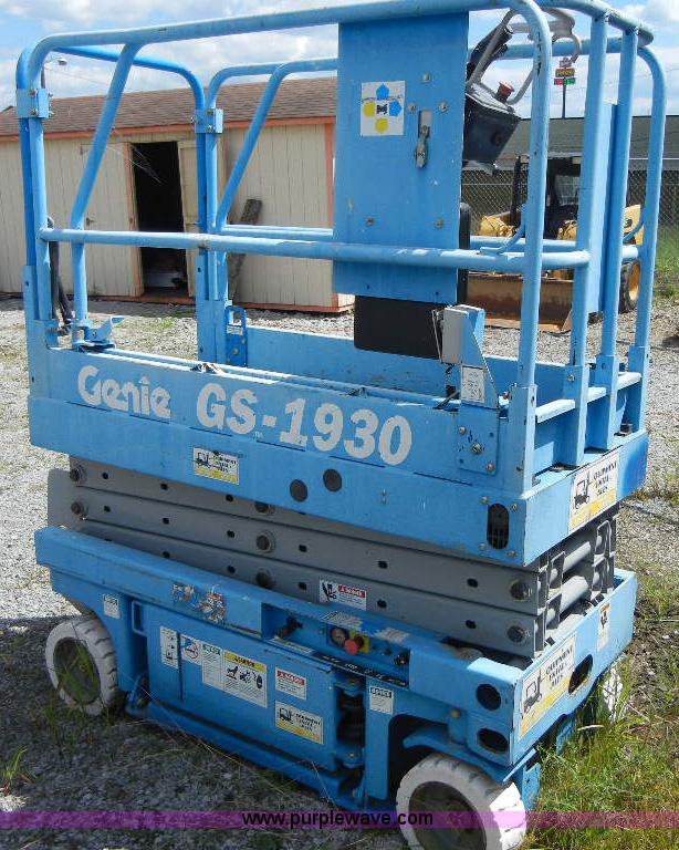Genie GS1930 scissor lift - F7512