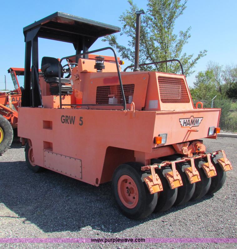 1995 Hamm GRW5 pneumatic roller - E8065