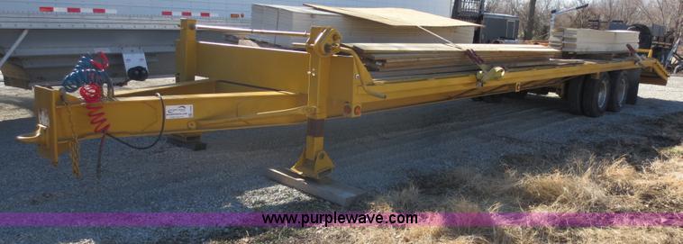 2000 Behnke 14 ton equipment trailer - F6588