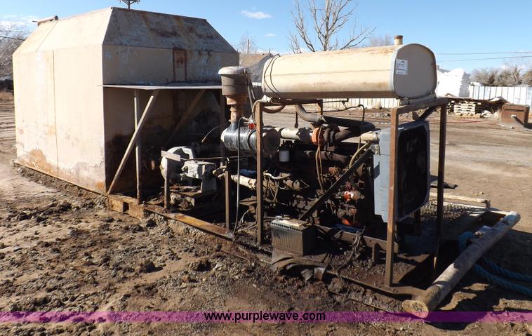 Drilling mod/cement mixing pump with tank - F6439
