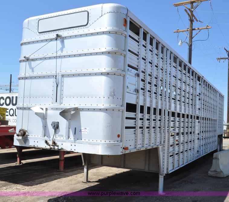 1980 Wilson aluminum cattle pot trailer - C3497