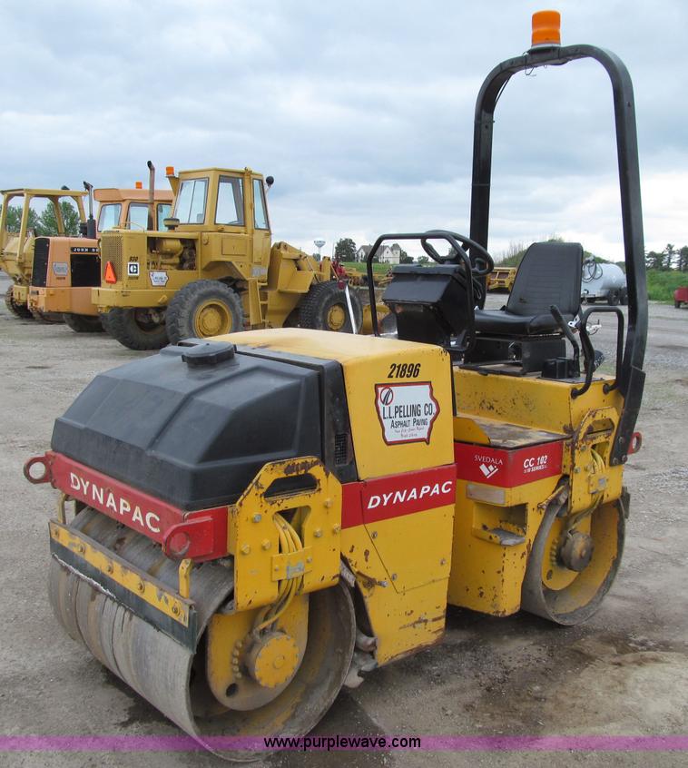 1994 Dynapac CC102 Series 10 smooth drum vibratory roller - D7372