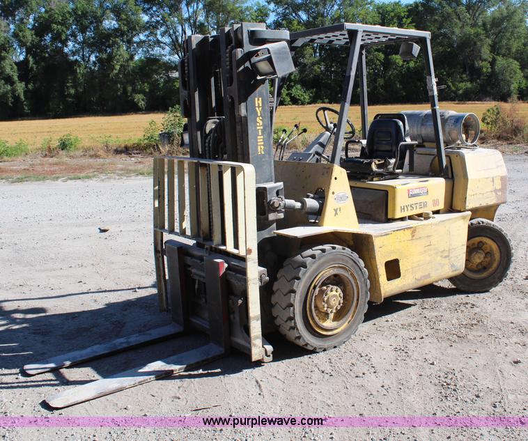 Hyster 80 forklift - G5387