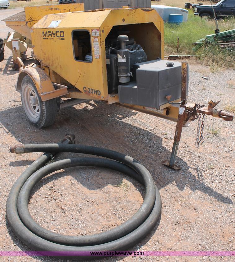 Mayco C-30HD concrete pump - G5806