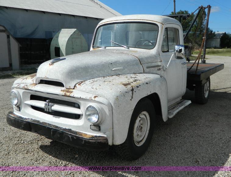 1955 International Harvester R120 winch dump bed truck - AD9579