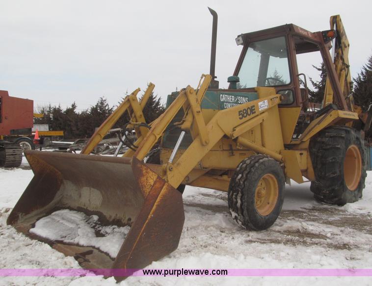 1986 Case 580 Super E backhoe - F7239