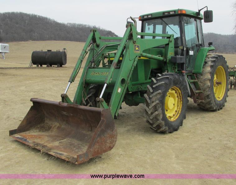1997 John Deere 7410 MFWD tractor - G8791