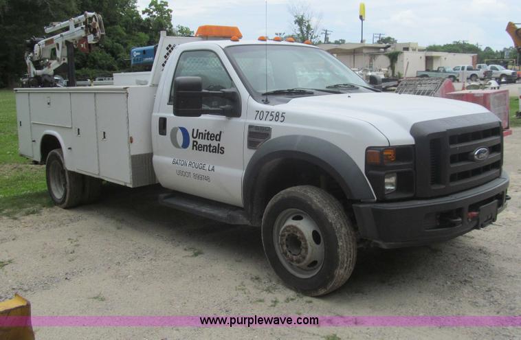 2008 Ford F550 Super Duty XLT service truck with crane - I7004