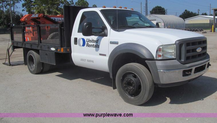 2005 Ford F450 Super Duty XL flatbed truck - I7008