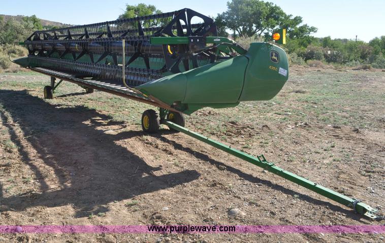 2010 John Deere 635D 35' draper head - G6480