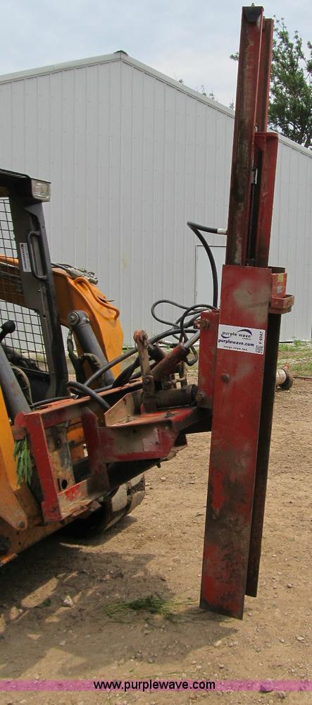 Shaver HD8 hydraulic skid steer post driver - F4947