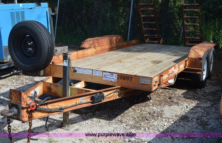 1997 Load Trail 5T162CEDBTW equipment trailer - I2991