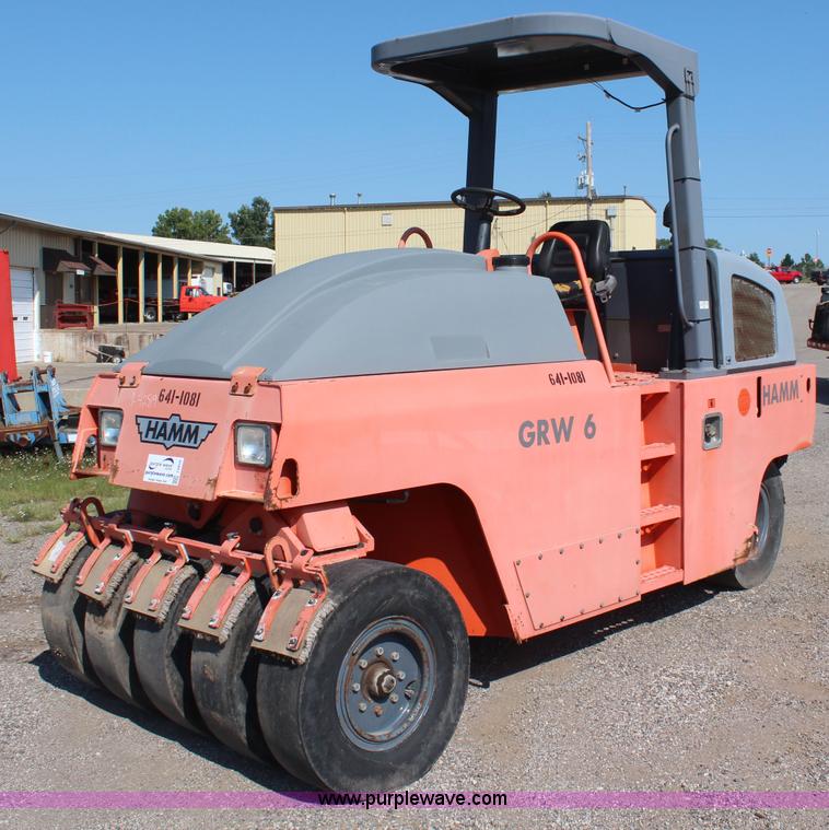 2002 Hamm GRW6 pneumatic roller - I5810