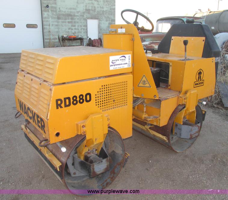 1991 Wacker RD880 articulated double drum roller - G9816