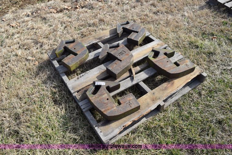 (5) Allis Chalmers suitcase weights - BA9949