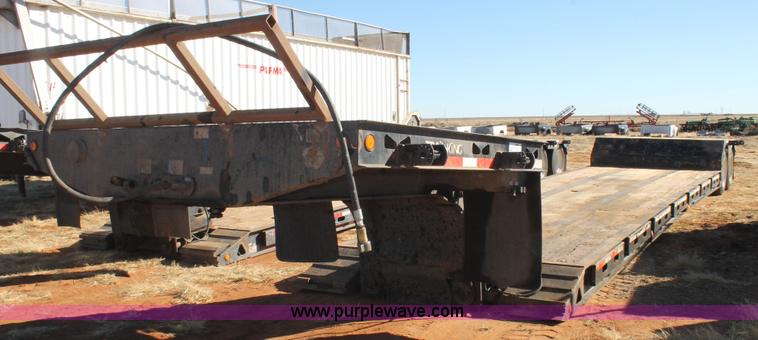 2002 Trail King TK60HG-482 lowboy trailer - H1609