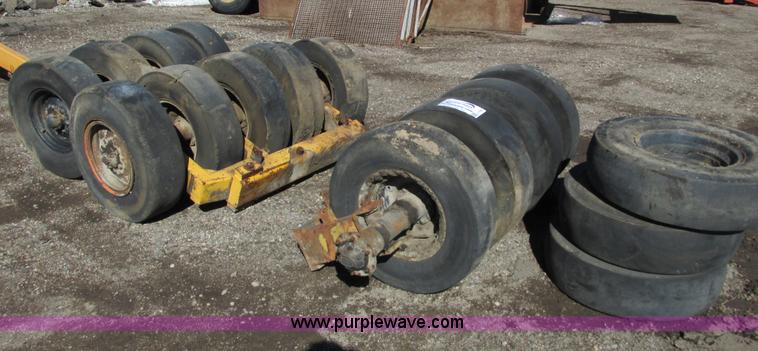 Pneumatic roller tires and axles - J1797