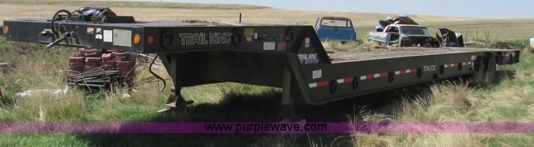 1992 Trail King TK70HT-482 equipment trailer - A8795
