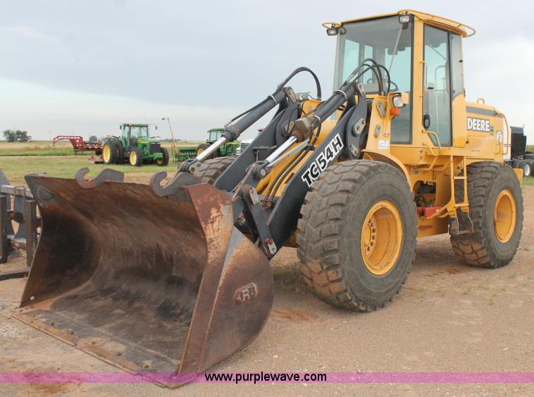 John Deere TC54H wheel loader - L4374