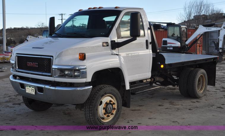 2008 GMC C5500 flatbed truck - G7079
