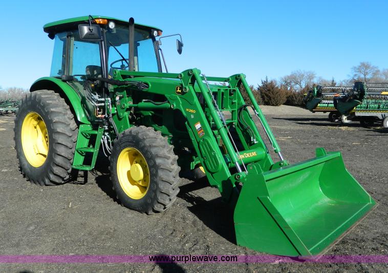 2012 John Deere 6140D MFWD tractor - BQ9995