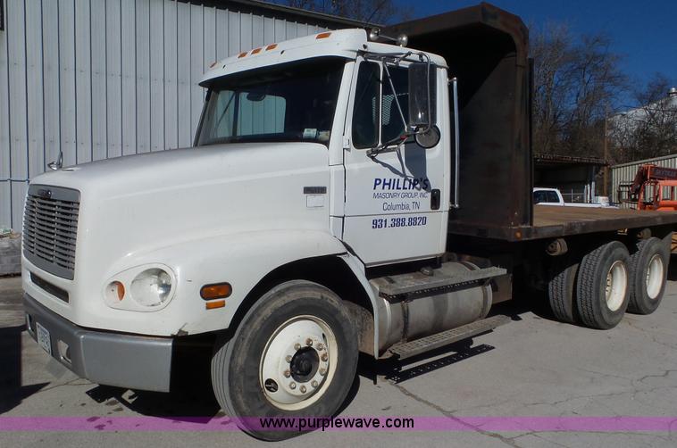 1998 Freightliner FL112 dump flatbed truck - J8381