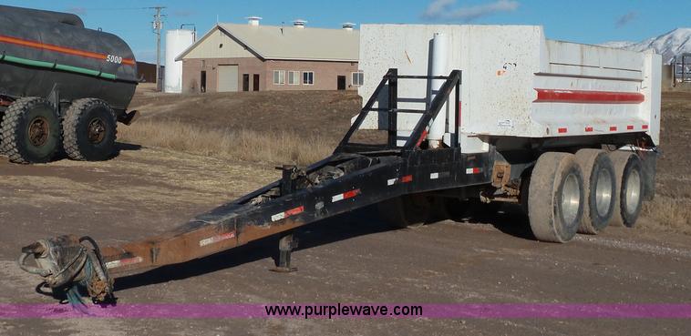 1995 Williamsen end dump trailer - G7124