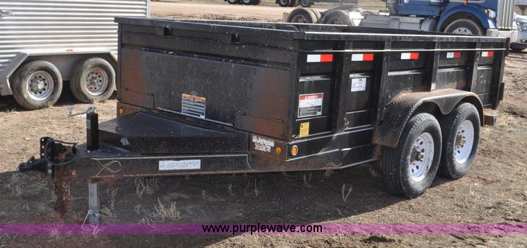 2008 Side-winder PT-712DBA end dump trailer - G7140