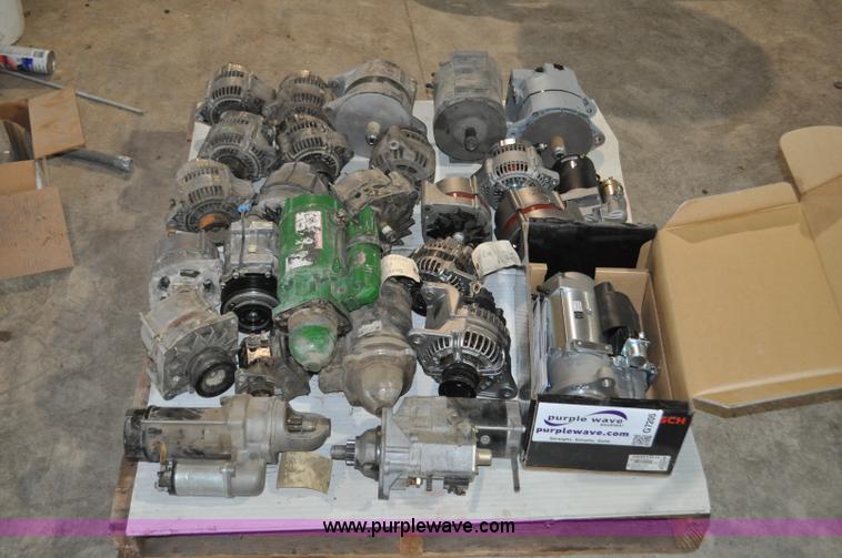 Assorted alternators and starters - G7205