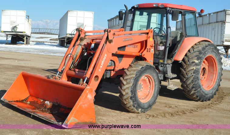 2007 Kubota M125X MFWD tractor - G7213