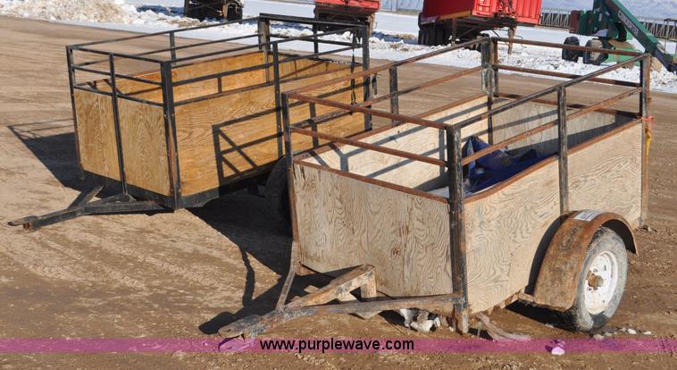 (2) utility trailers - G7222