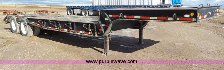 1971 Fruehauf CN2-25-L drop deck trailer - J8365