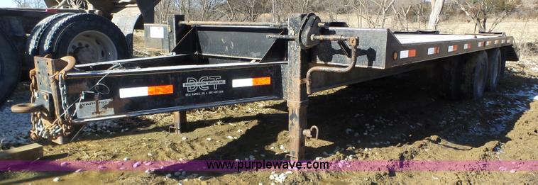 2000 DCT 12T equipment trailer - J8910