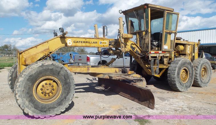 1976 Caterpillar 14G motor grader - K6931