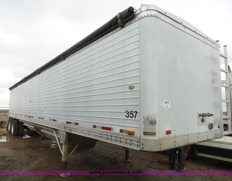 1991 Timpte Super Hopper double hopper grain trailer - L5445