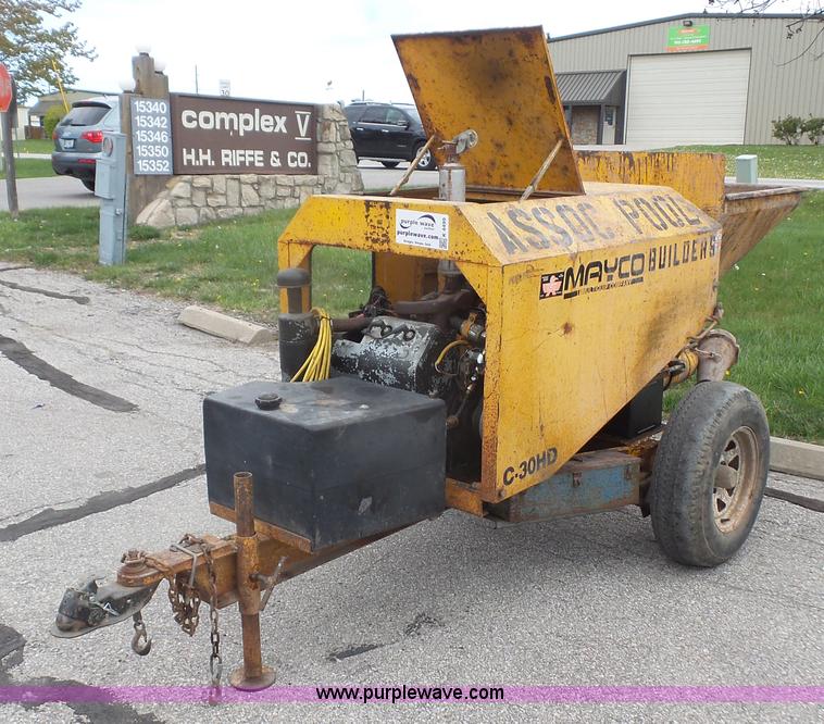 Mayco C-30HD concrete pump - K4499