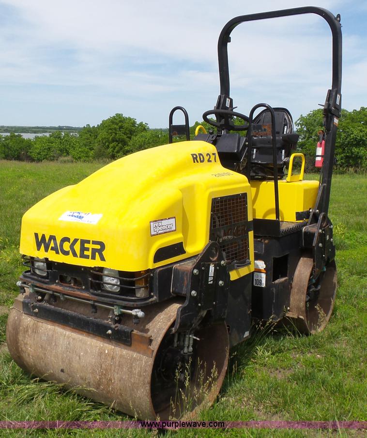 2005 Wacker RD27-120 double drum roller - BR9331