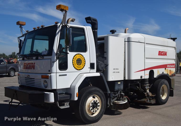 2005 Sterling SC8000 street sweeper truck with Elgin Whirlwind Series MV sweeper - L2655