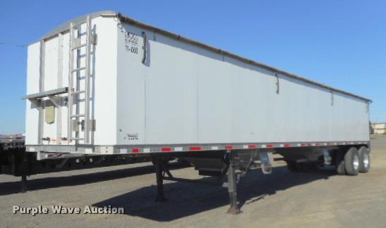 2011 Aulick 4266GT2 double hopper bottom grain trailer - G7489