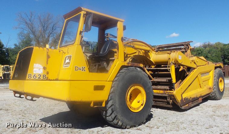1989 John Deere 862B elevating scraper - K7718