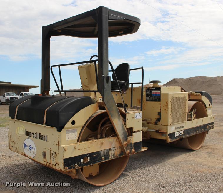 2005 Ingersoll Rand DD-90 double drum vibratory roller - DB0006