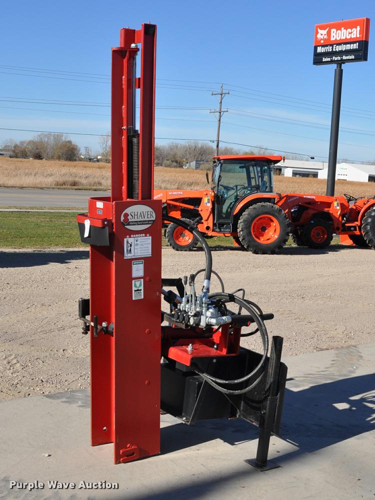 2013 Shaver HD12 skid steer post driver - L5098